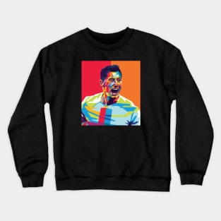 Robert Lewandowski In Wpap Pop Art Style Crewneck Sweatshirt